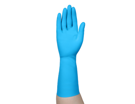Gloves Utility X-Large Latex / Nitrile Blue 13 Inch Straight Cuff NonSterile  (12PR/DZ 4DZ/CS) by Ansell Healthcare Products LLC  ID 5789018